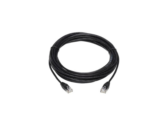 TRIPP LITE N261-S25-BK 25 ft. Cat 6A Black 10G Snagless Molded Slim UTP Ethernet