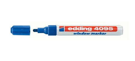 Ручка гелевая EDDING 4095 синяя 10 шт.