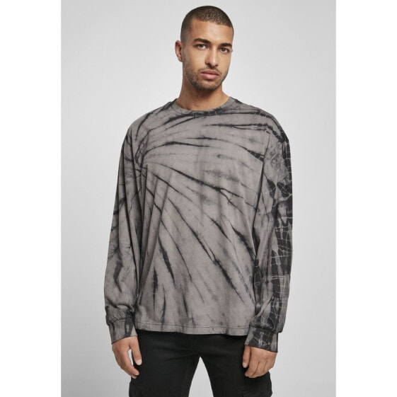 URBAN CLASSICS Long Sleeve Shirt Boxy Tye Dye