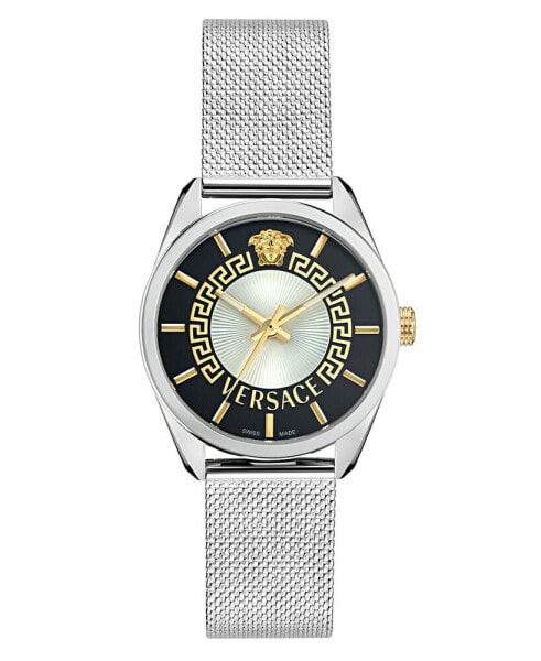 Часы Versace Stainless Steel Mesh Watch 36mm