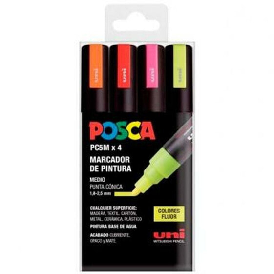 Set of Markers POSCA PC-5M Fluor Multicolour