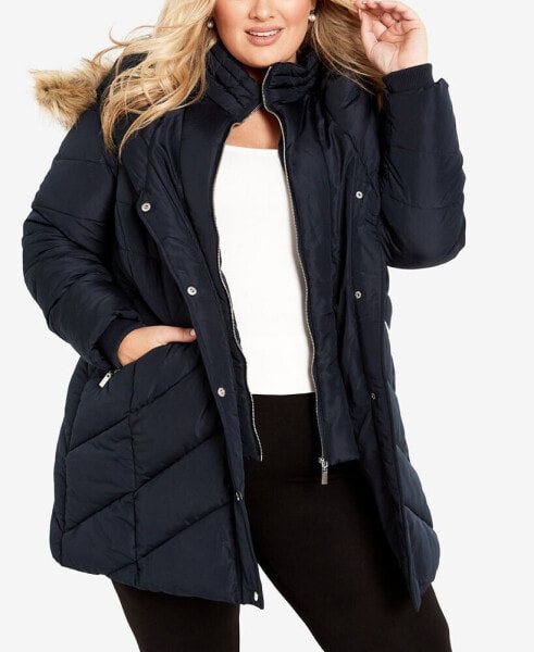 Plus Size Abigail Puffer Jacket