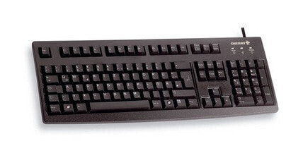 Cherry Classic Line G83 6105 - Keyboard - Laser - 105 keys QWERTZ - Black, Gray