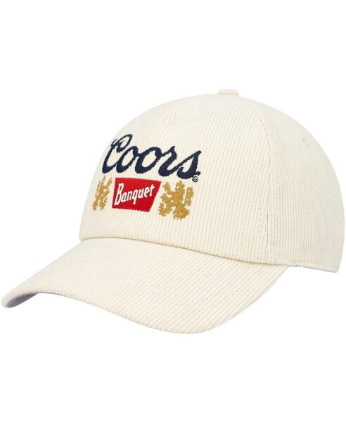 Men's Cream Coors Roscoe Corduroy Adjustable Hat
