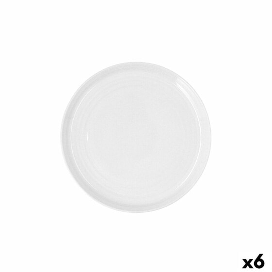 Тарелка плоская Ariane Artisan Керамическая Белая Ø 27 см (6 штук)
