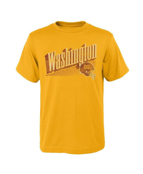Big Boys Gold Washington Commanders Winning Streak T-shirt