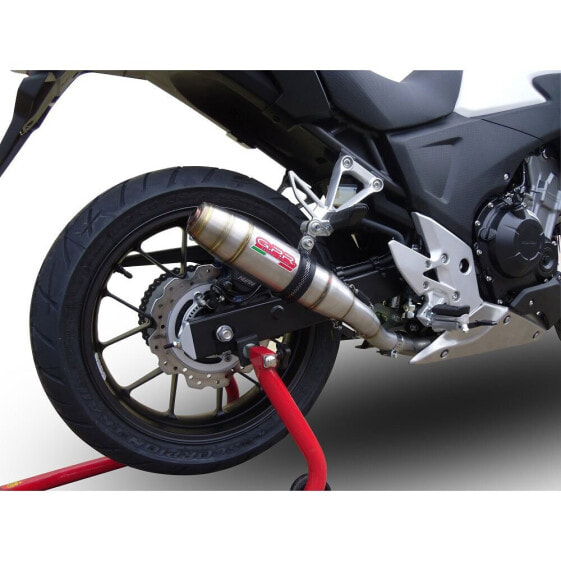 GPR EXHAUST SYSTEMS Deeptone Inox Honda CB500 X 2019-2024 E5 Round homologated slip on muffler