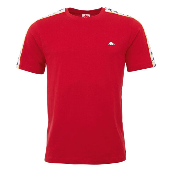 Мужская спортивная футболка красная однотонная Kappa Hanno