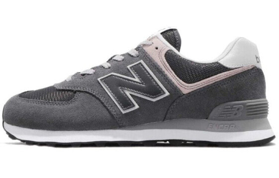 New Balance NB 574 复古拼色休闲 低帮 跑步鞋 男女同款 灰白色 / Кроссовки New Balance NB 574 ML574EPH