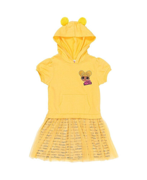 Girls Queen Bee French Terry Cosplay Dress