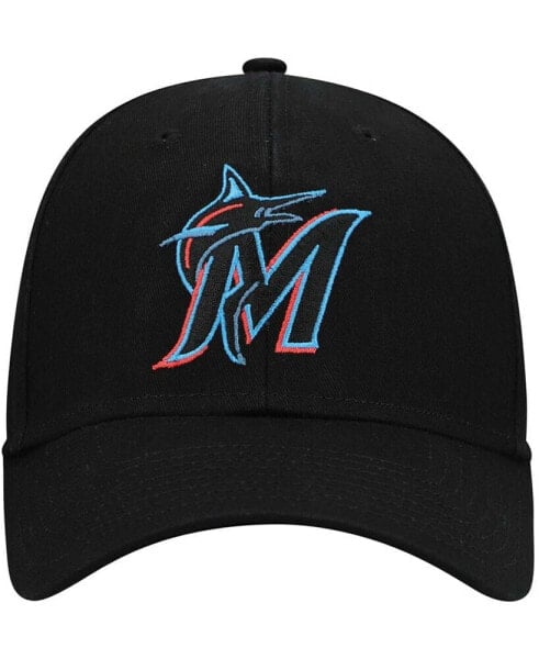 Бейсболка '47 Brand мужская черная Miami Marlins Legend MVP Adjustable Hat