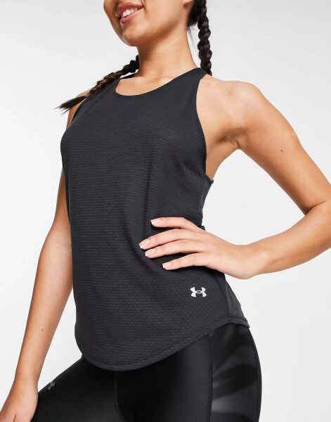 Under Armour – Streaker – Trägertop in Schwarz