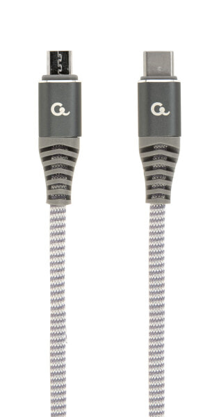 Gembird CC-USB2B-CMMBM-1.5M - 1.5 m - USB C - Micro-USB B - USB 2.0 - 480 Mbit/s - Grey