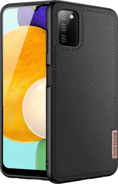 Dux Ducis Dux Ducis Fino etui pokrowiec pokryty nylonowym materiałem Samsung Galaxy A03s czarny