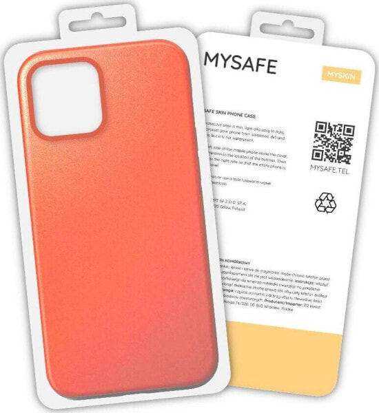 Mysafe MYSAFE ETUI SKIN IPHONE 13 PRO MAX POMARAŃCZOWY PUDEŁKO