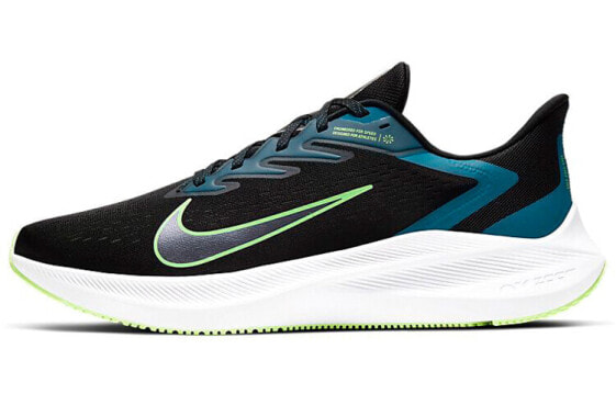 Кроссовки беговые мужские Nike Zoom Winflo 7 черно-синие