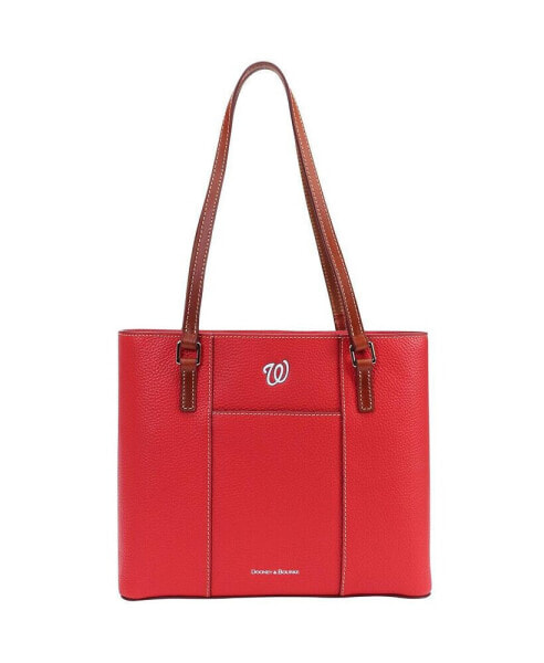 Women's Washington Nationals Pebble Lexington Shopper Purse