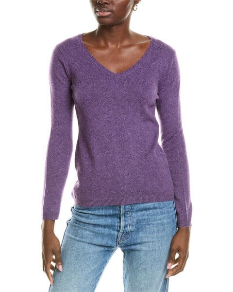 Sofiacashmere Modern V-Neck Cashmere Sweater Women's