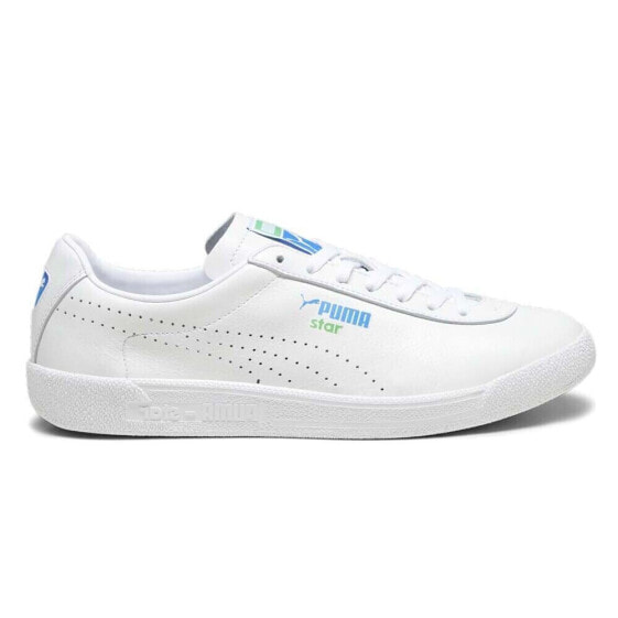 Puma Star Tennis Whites Lace Up Mens White Sneakers Casual Shoes 39319701