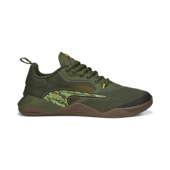 Puma Fuse 2.0 Tiger Camo 37796902 Mens Green Athletic Cross Training Shoes