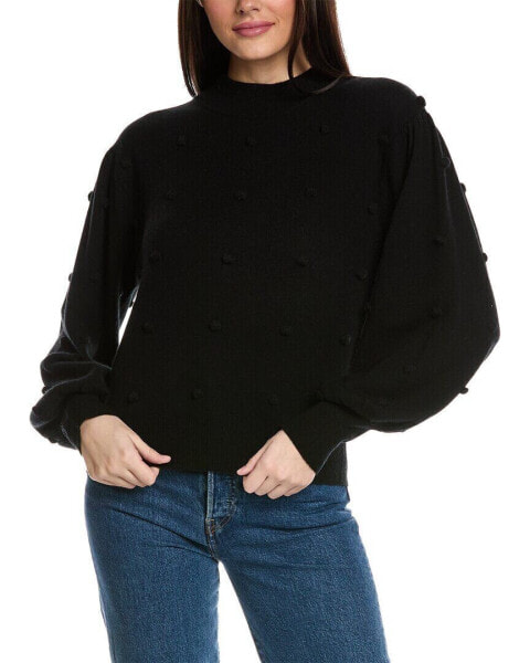 Brodie Cashmere Bonny Bobble Cashmere Sweater Women's Black L