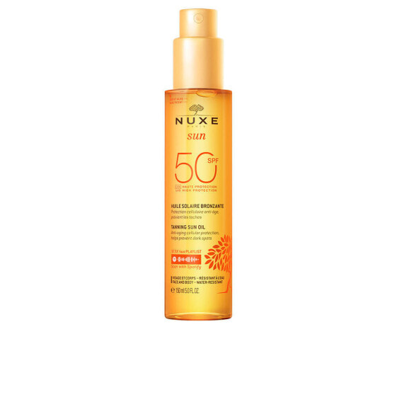 NUXE SUN aceite en spray bronceador alta protección SPF50 150 ml