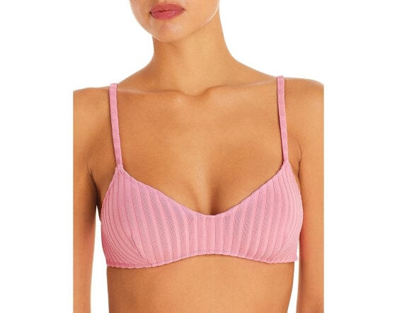 Solid & Striped 285592 Women The Rachel Ribbed Bikini Top, Size Medium