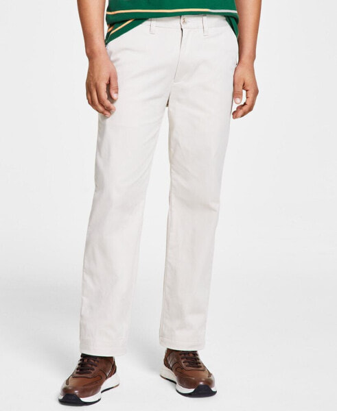 Брюки мужские Nautica Classic-Fit Stretch Solid Flat-Front Chino Deck