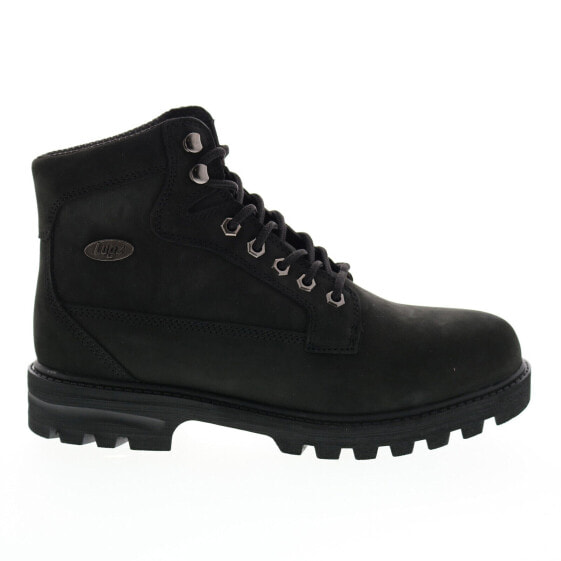Lugz Brigade HI MBRIGHN-001 Mens Black Synthetic Lace Up Casual Dress Boots