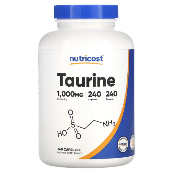 Taurine, 1,000 mg, 240 Capsules