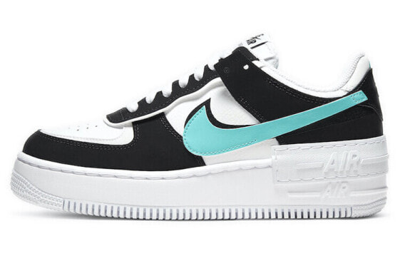 Кроссовки женские Nike Air Force 1 Low Shadow Aurora 休闲 低帮 板鞋 女款 极光白绿 / Nike Air Force 1 Low Shadow Aurora CZ7929-100