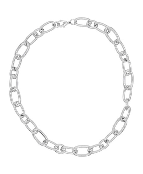 Silver Chunky Link Necklace