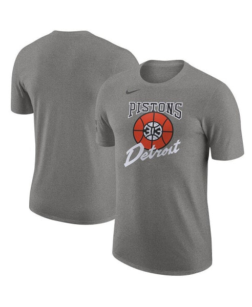 Men's Charcoal Detroit Pistons 2023/24 City Edition Essential Warmup T-shirt