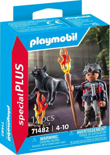 Игровой набор фигурки Playmobil Рыцарь с волком