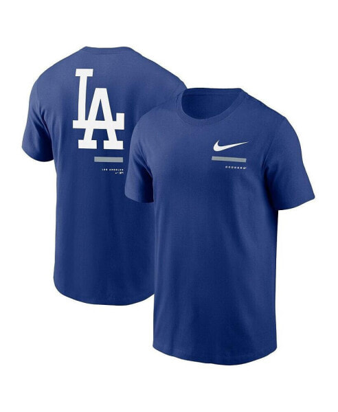 Men's Royal Los Angeles Dodgers Over the Shoulder T-shirt
