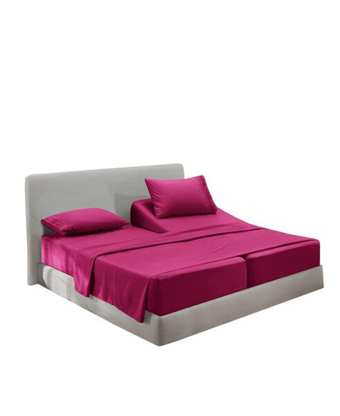 Extra Soft & Breathable 5 Piece Bed Sheet Set - Split King