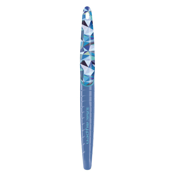 Herlitz my.pen Wild Animals, Blue, Stainless steel, Medium, Right-handed, 1 pc(s)