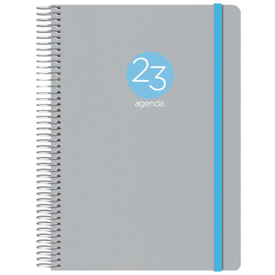 DOHE Agenda 2023 Day Spiral Page 15X21+Gray Rubber