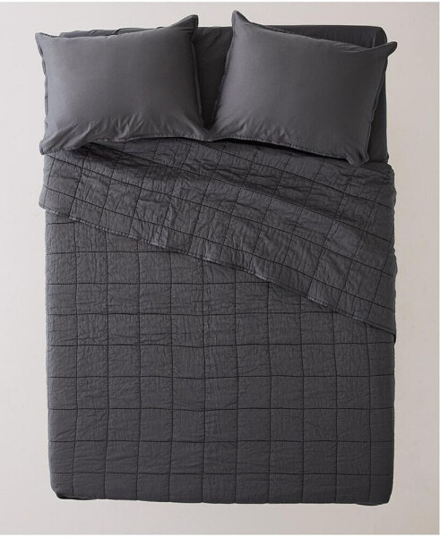 Одеяло с хлопком Pact Quilted Comforter - Twin/Twin XL