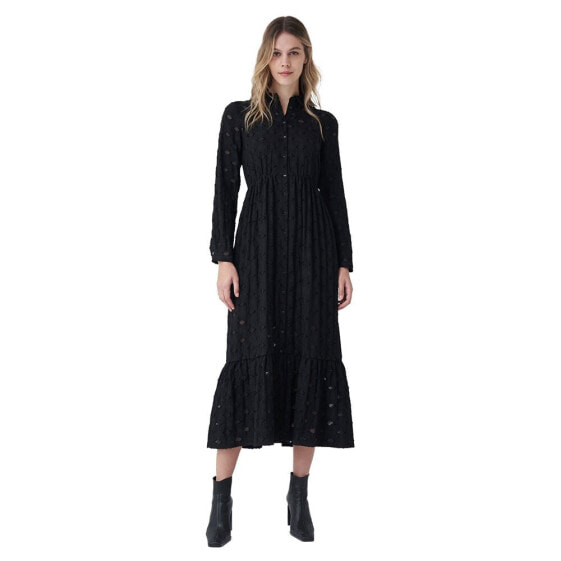 SALSA JEANS 125385 Long Sleeve Long Dress