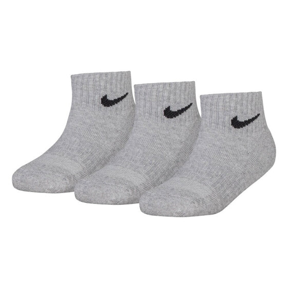 NIKE KIDS RN0012 Quarter short socks 3 pairs