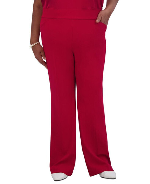 Women's High-Rise Pull-On Flare Pants