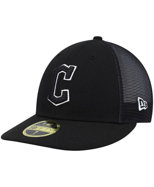 Men's Black Cleveland Guardians 2022 Batting Practice Team Low Profile 59FIFTY Fitted Hat