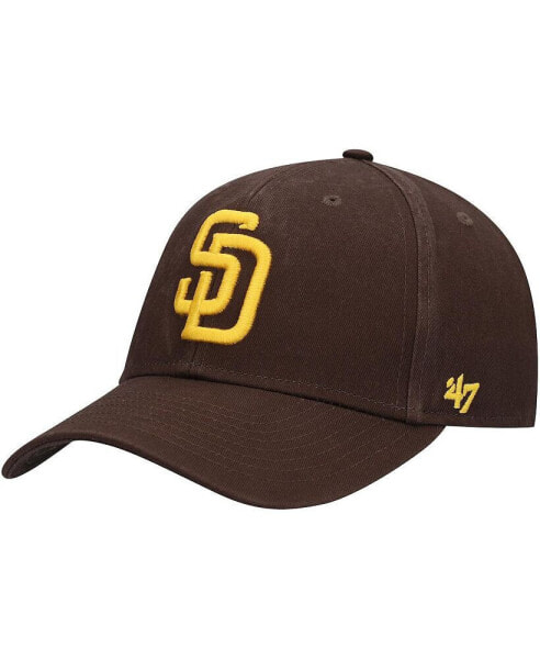 Бейсболка '47 Brand для мужчин Сан-Диего Падрес коричневого цвета Legend MVP Adjustble Hat