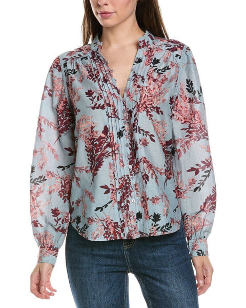 Go By Gosilk Go Pleasantville Silk-Blend Blouse Women's