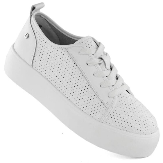 Filippo W PAW524 white leather shoes