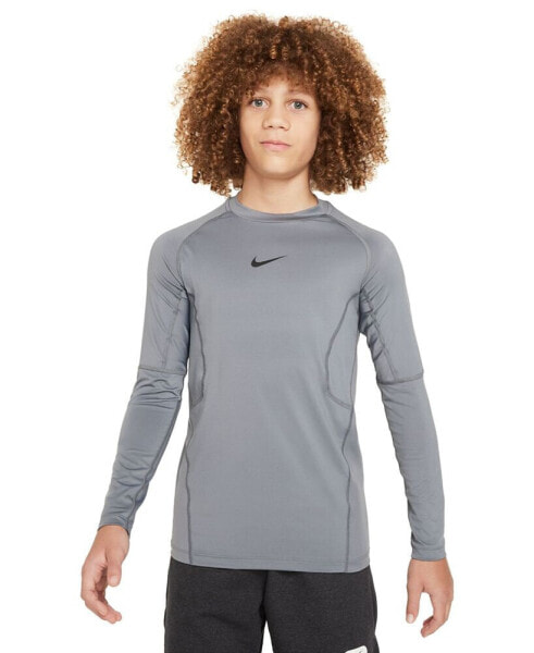 Big Boys Dri-FIT Long-Sleeve T-Shirt