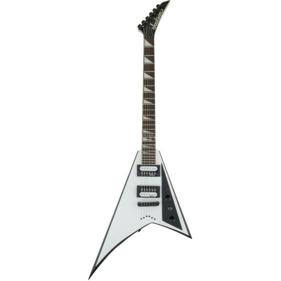 Jackson JS32T Rhoads White w/ Black Bevels