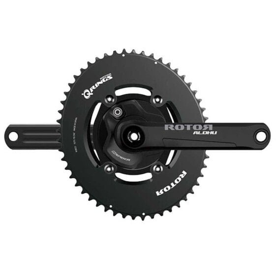 ROTOR Inspider Aldhu Aero Oval crankset with power meter