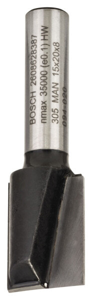 Bosch Nutfräser, 8 mm, D1 15 mm, L 20 mm, G 51 mm